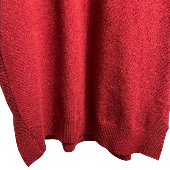 French Connection sweater turtleneck dress, M, burgundy, Office Winter Cozy - Picture 8 of 9